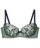 A Keeps Your Bust Compact Fits Up To G Cup Bra BLH386 GR C65 [Amphi] Bra, Push-up Bra, (D-G Cups), [BLH386 Series] Women's