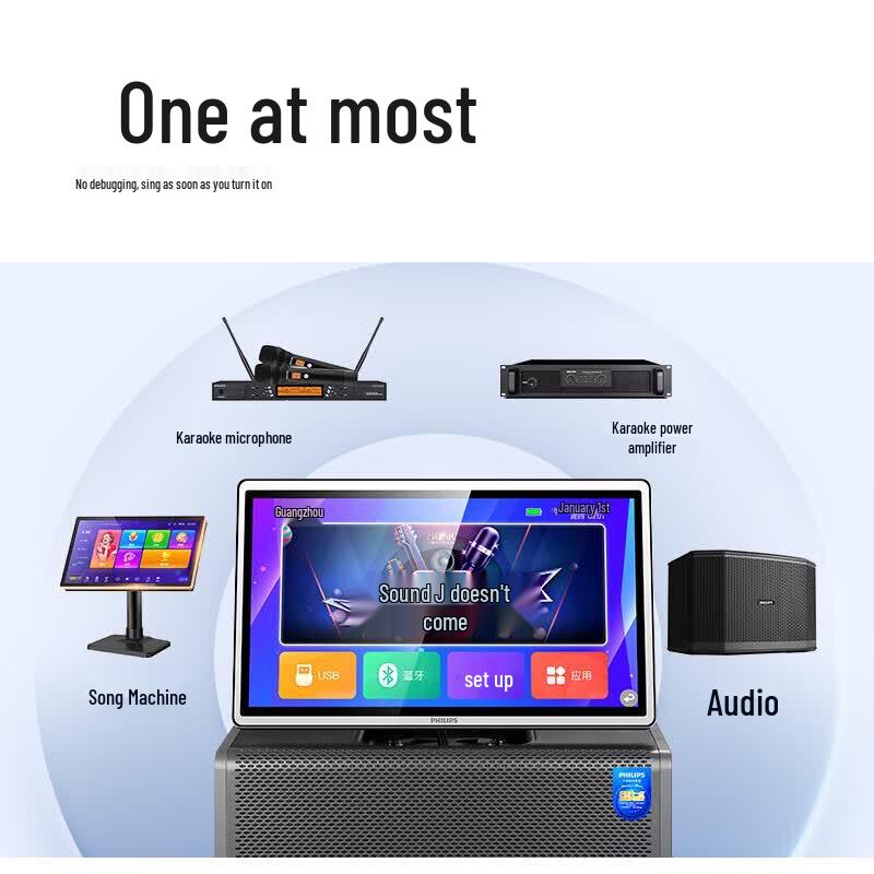 Philips SD290Pro Bluetooth Karaoke Speaker System (CN Version)