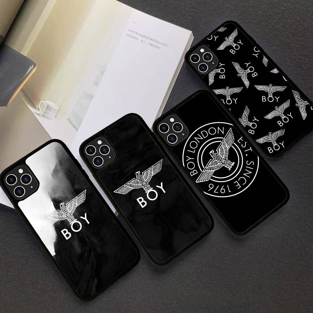 Fashion Brand Boy L-London Phone Case For IPhone 17 Pro 16 Plus 16 Pro Max 15 14 13 12 11 PC+TPU Back Cover