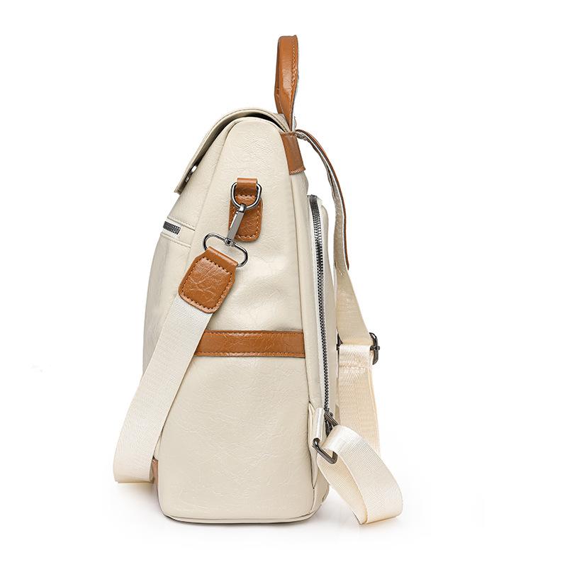 Anti-theft Backpack Women's New Fashion Korean Version Trendy Oxford Cloth Canvas Women's Backpack Travel Schoolbag