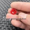 Red Quartzite Jade Coin Buckle Pendant for Bracelet, Anklet, or Car