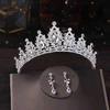 Children's Crystal Tiara Headband: Princess Crown Hair Accessory for Girls' Birthdays and Performances