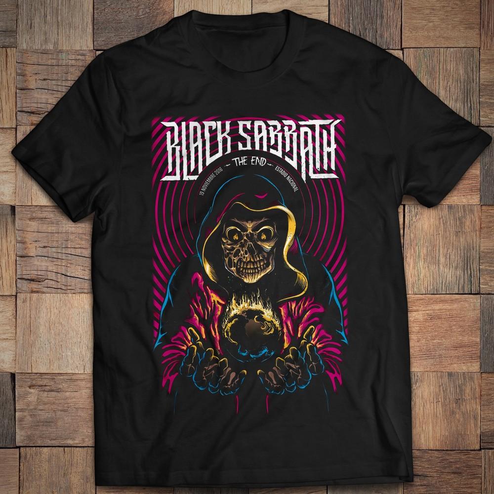 Black Sabbath T-Shirt Cross Purposes Forbidden Technical Ecstasy Live Evil Unisex T-Shirt M