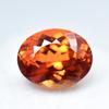 8.40 Ct ORANGE Sapphire Oval Cut Natural Jewelry Making Gemstone