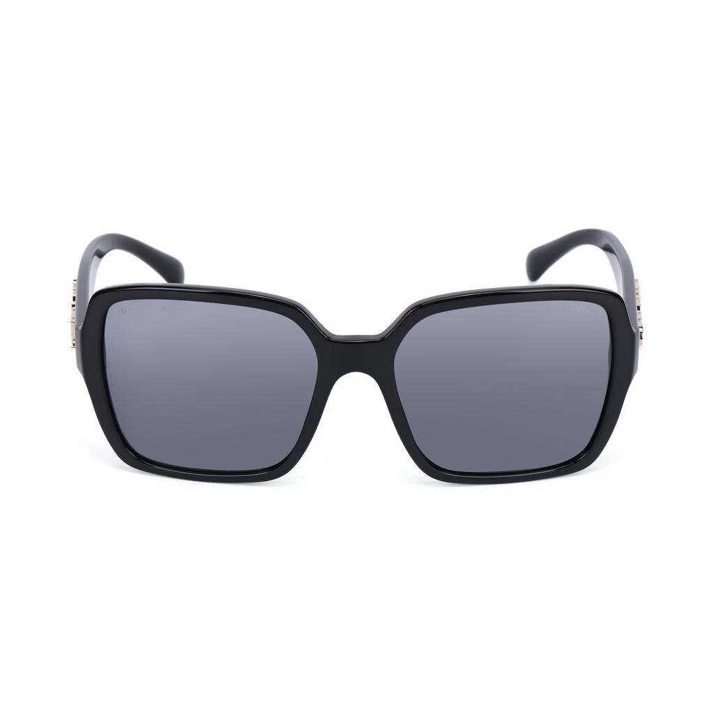 Chanel Logo Square Sunglasses Unisex Sunglasses Black C622/S4,A71305-X08101-S2214