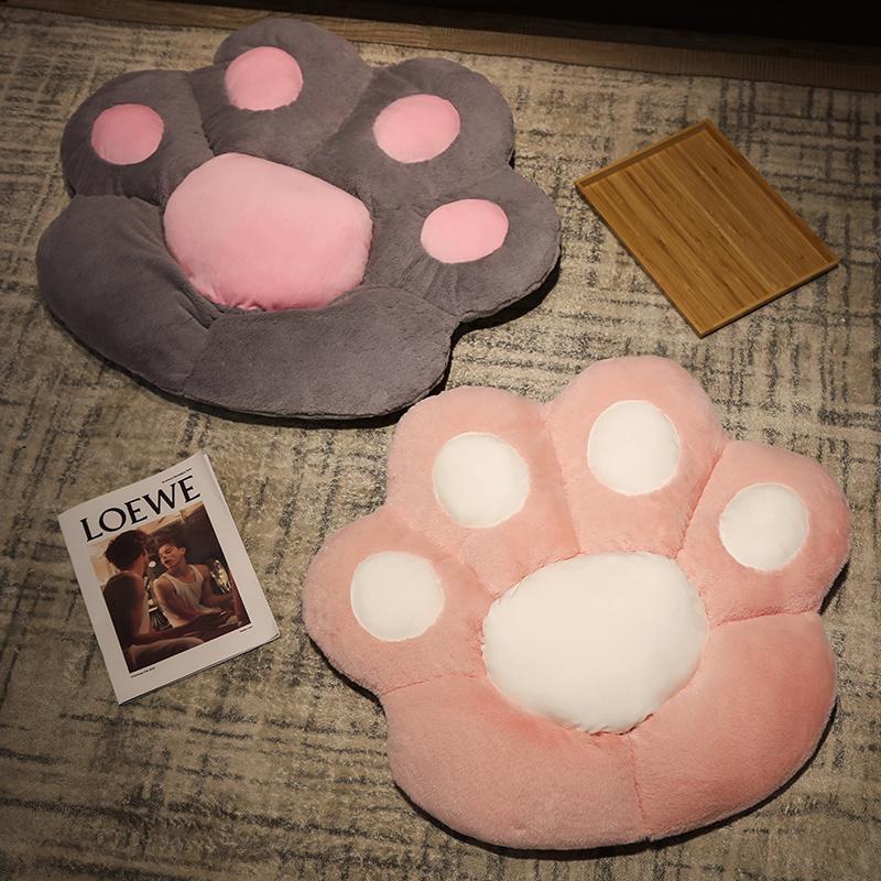 Cat'S Paw Plush Pillow Stuffed Fluffy Chair Sofa Cartoon Animal Seat Cushion Indoor Floor Decoration For Cats Dogs Present