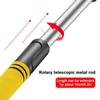 Portable electric car snow sweeper 3-in-1 winter snow scraper telescopic snow brush adjustable 64-80cm