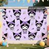 Hello Kitty Face And Kuromi Prints Wall Tapestry Are Suitable For Room Party Backgrounds Christmas And YearRound Decoration