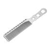 Metal Hair Comb Aluminum Fine Tooth Hair Cutting Flat Top Clipper Comb for Professional Stylists and Barbers