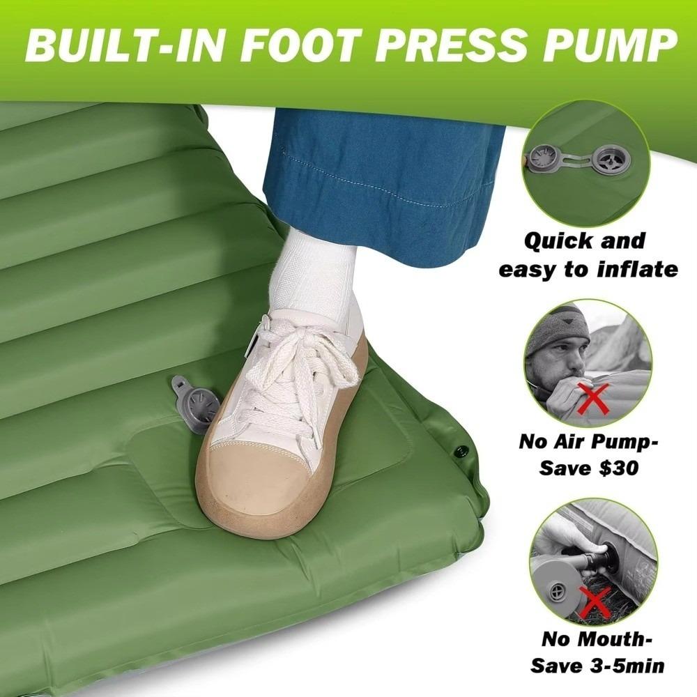Self-Inflating Self-Inflating Sleeping Mat Ultralight Compact Inflatable Sleeping Pad  Fishing