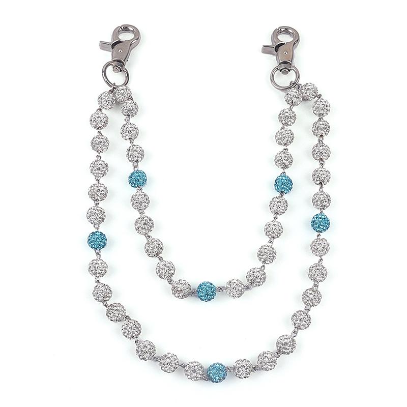 Hip-Hop Pants Chains High-Quality Ball Beads Waist Chains Simple Jeans Chain  Pants Chain Clothing Accessories Gifts