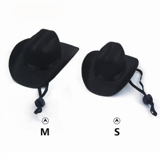 Pet Hat Dog Western Cowboy Hat Pet Triangle Scarf Photo Prop PetAccessorie E