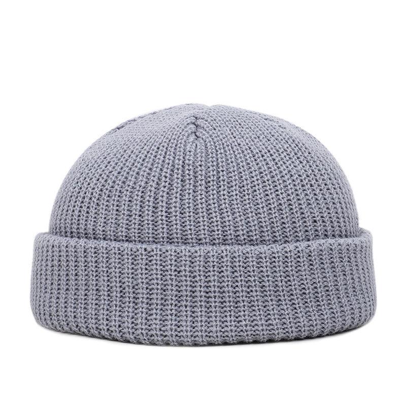 Cappello coppia autunno e inverno cappello sottile cappello lavorato a maglia da uomo e da donna cappello termico a pullover da donna cappello freddo da donna cappello da proprietario terriero a buccia di melone