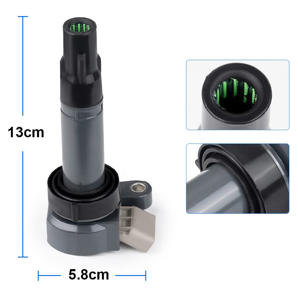 Daihatsu Direct Coil Ignition Coil, 4 Pins, Part Number: 19070-97207, Move L150S, Mobrate, L550S,