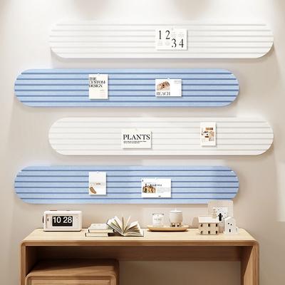 New Korean Style Groove Felt Wall Sticker Wall Renovation Bedroom Decor Photo Background Board Photography Props Home Decoration