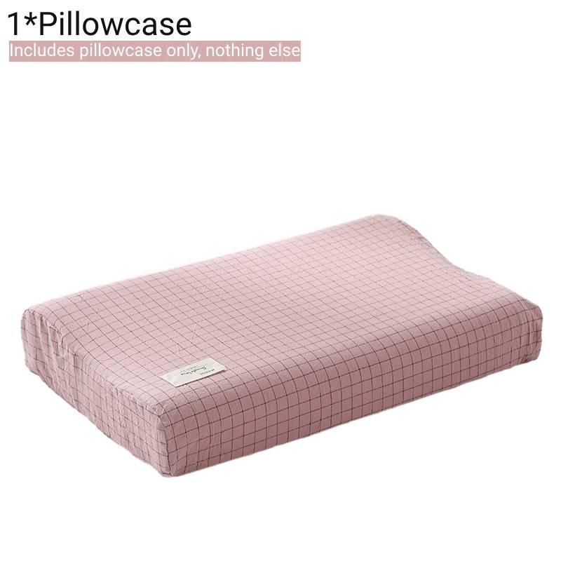 Hypoallergenic Cotton Latex Pillowcase Soft And Skin-friendly 50x30cm Memory Foam Pillow Cover All Seasons Pillowcase