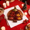 Christmas Tree Charcuterie Board Smooth Wooden Holiday Serving Platter Festive Serving Tray Aesthetic Holiday Appetizer Board