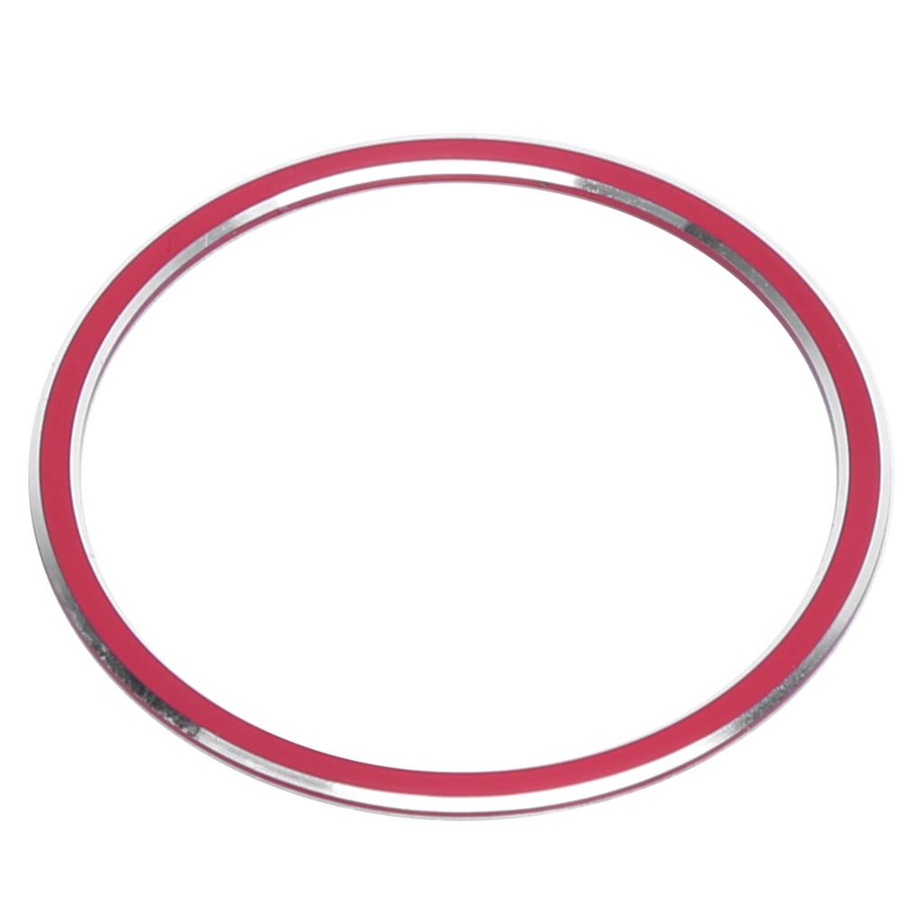 Ignition Inner Ring Trim Car Decoration Replacement for MercedesBenz A B C E Class CLA CLS GLC GLE(Red )