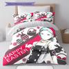 Eureka Seven Pattern Bedding Quilt Set Quilt Cover Pillowcase Home Decoration Birthday Gift (1 * duvet cover + 2 * pillowcase, without core)