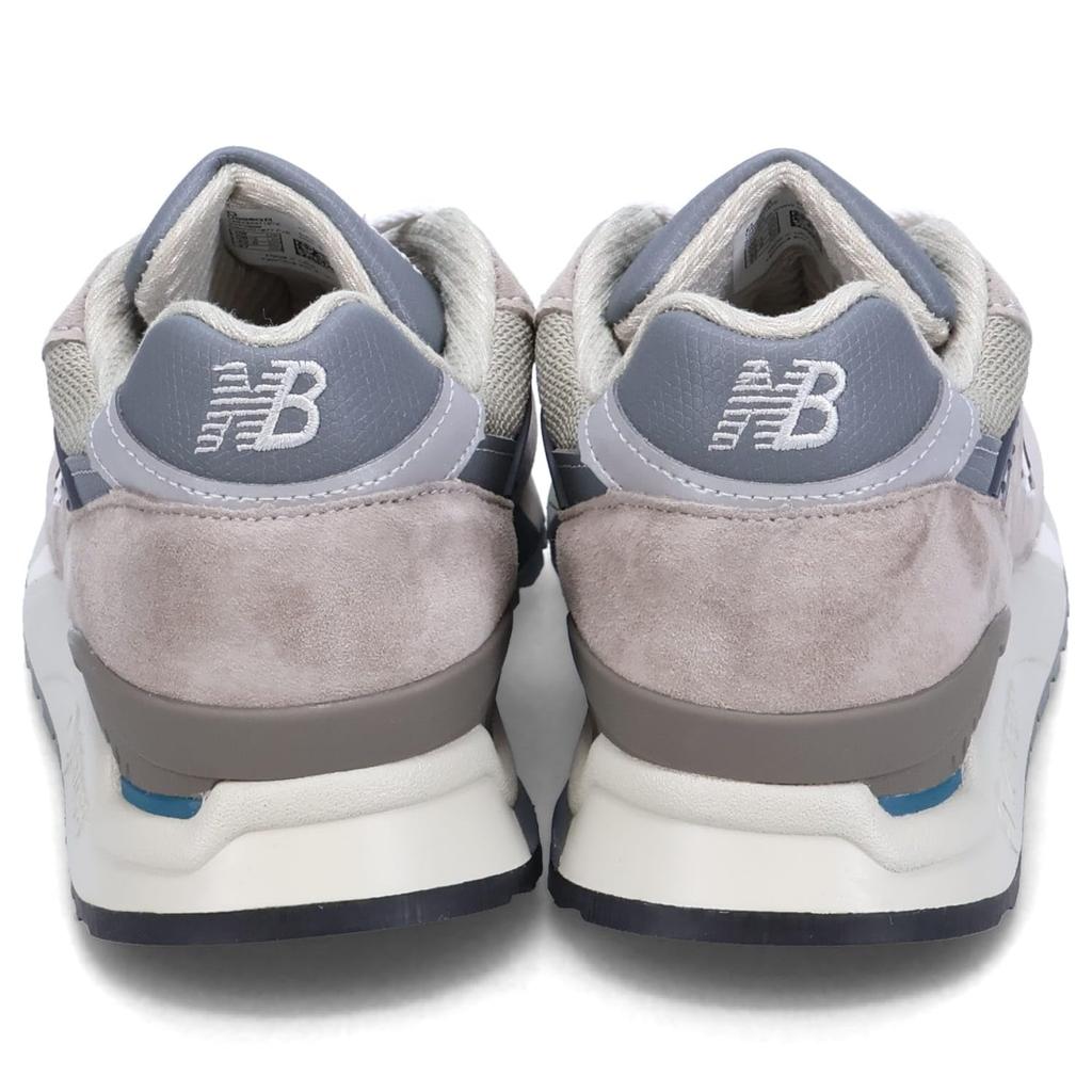 New Balance U998GR Made In Width D Used Men's Sneakers, USA, Gray, (27.0 Cm),
