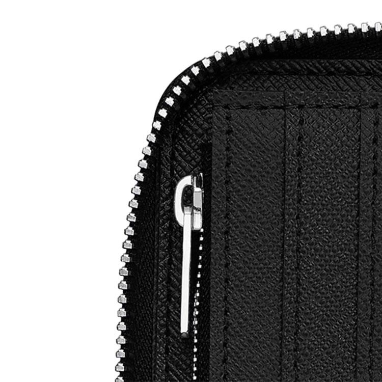 Louis Vuitton Zippy Checkered Coated Canvas Wallet Men wallet Graphite N63095