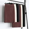 High-Quality Women's Slimming Knitted Bodycon Midi Skirt with Elastic Waist & Slit - Autumn/Winter 2025 Collection