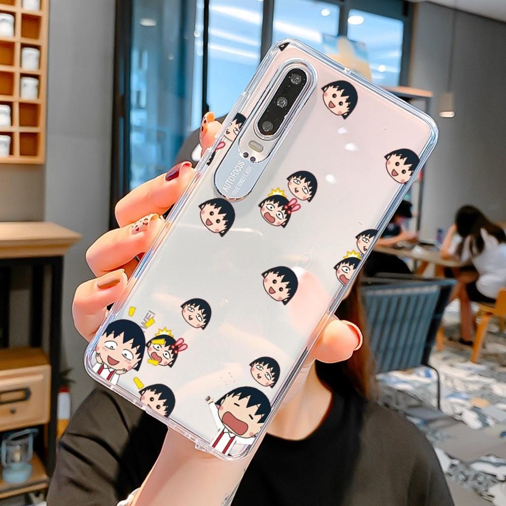 Cartoon Chibimaruko Chan Phone Case for Samsung S10 20 22 23 A10 40 for Xiaomi10 Note10 for Huawei P50 20 Honor60 70