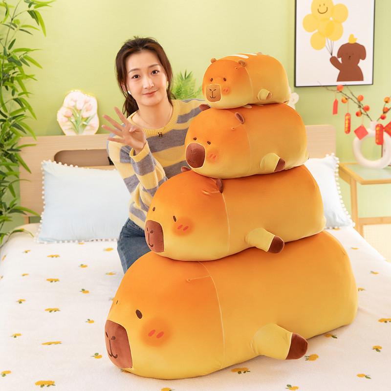 Cuter Baking Master Capybara Bread Plush Toy Pp Cotton Filling For Kids Decor