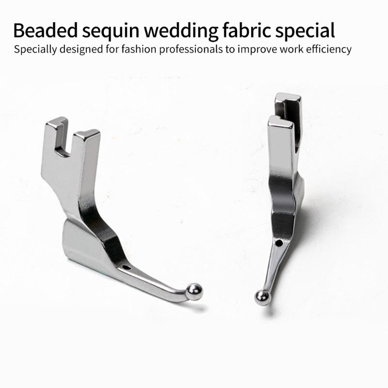 Perlen Pailletten Nähfuß Nähmaschine Nähfußaufsatz Für Brautkleid Brautkleid Kleiderdekoration