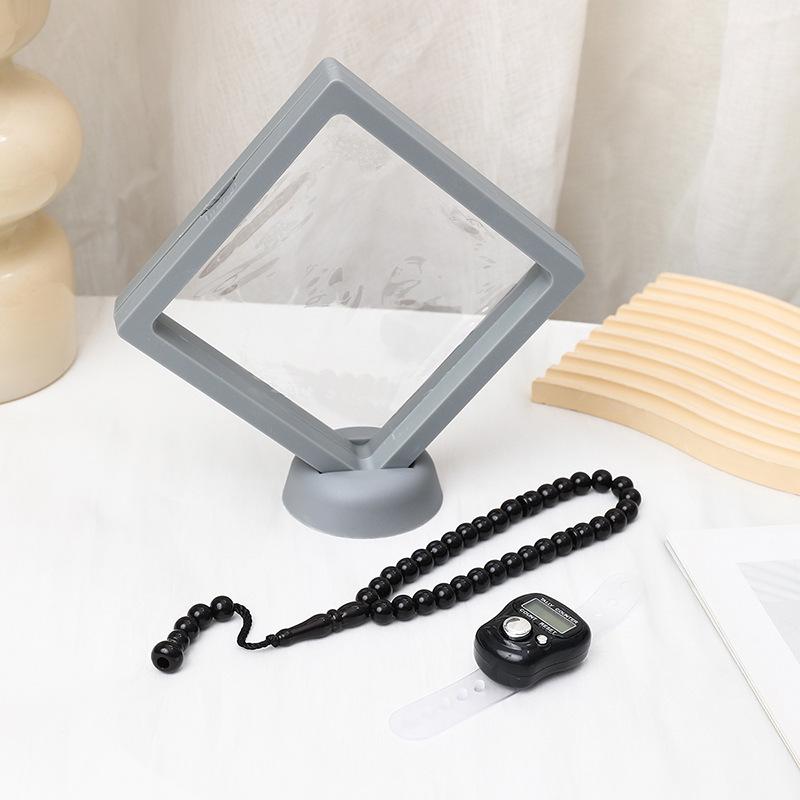 Shein 33-Bead Two-Piece Rosary Prayer Beads - Middle Eastern Muslim Accessories