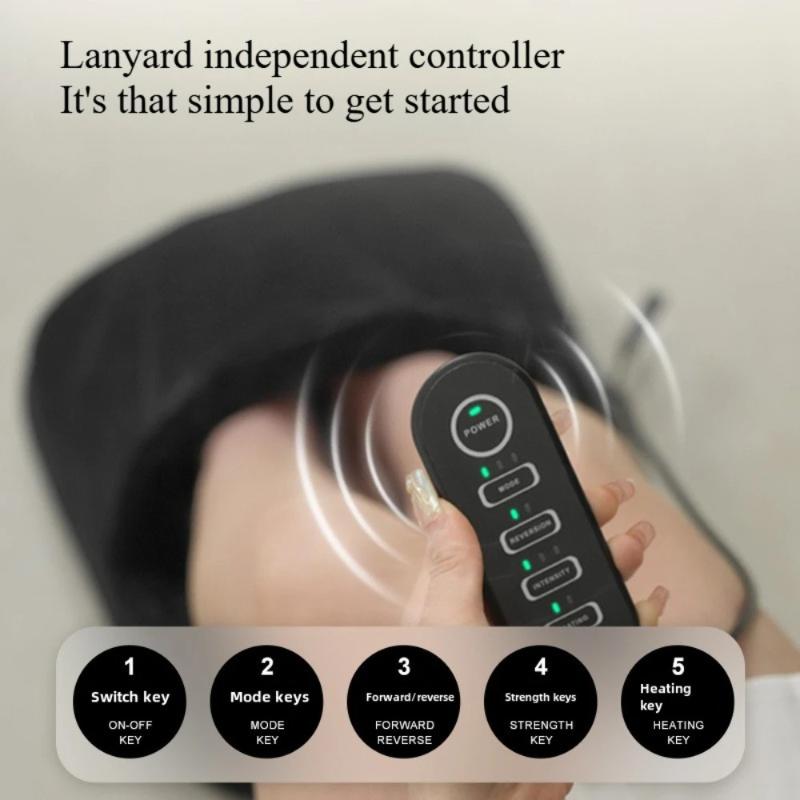 Home electric backrest massage pad, heated boots, foot massager, acupressure kneading massage, hot compress foot therapy machine