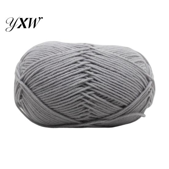 4Ply Crochet Yarn Knitting Wool Professional Ultra Soft Needlework DIY Milk Cotton Knitted for Home Woollen