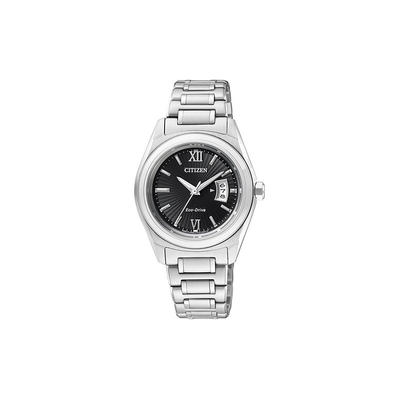 

CITIZEN Eco-Drive Series Calendar Window Steel Strap Casual Solar Quartz Steel Strap 31mm Women s Watch Black Dial FE1050-52E Brand Direct FE1050-52E чорний