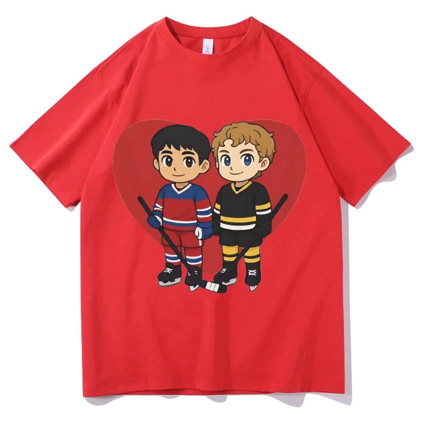 Heated Rivalry High Quality Tshirt Mens Womens Rivalry 81 and Hollander 24 Hip Hop Casual 100 Cotton Tee Shirt Teenagers Unisex