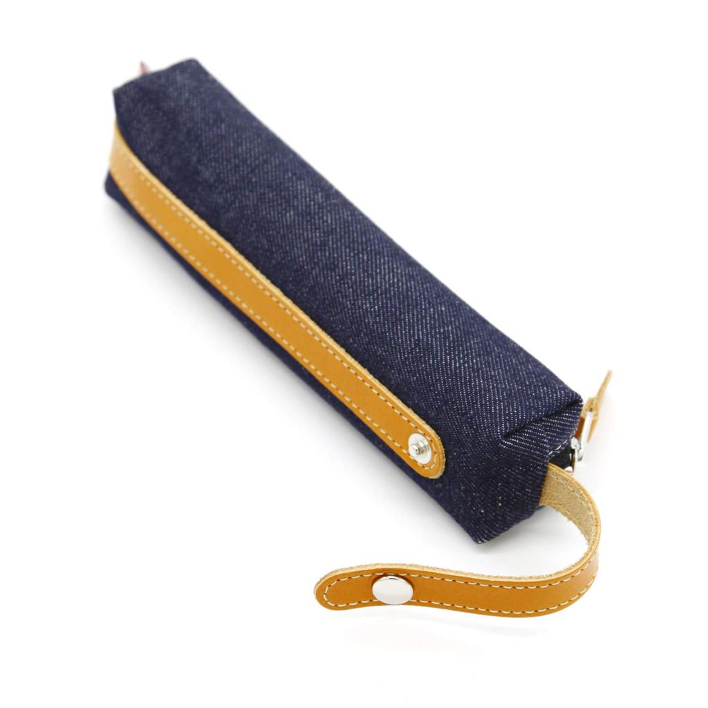 Luddite Baton Pencil Okayama Case, Denim, LDD-BTPN-100
