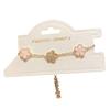 Fashion Floral Copper Bracelet With Plating For Womens Casual Wear