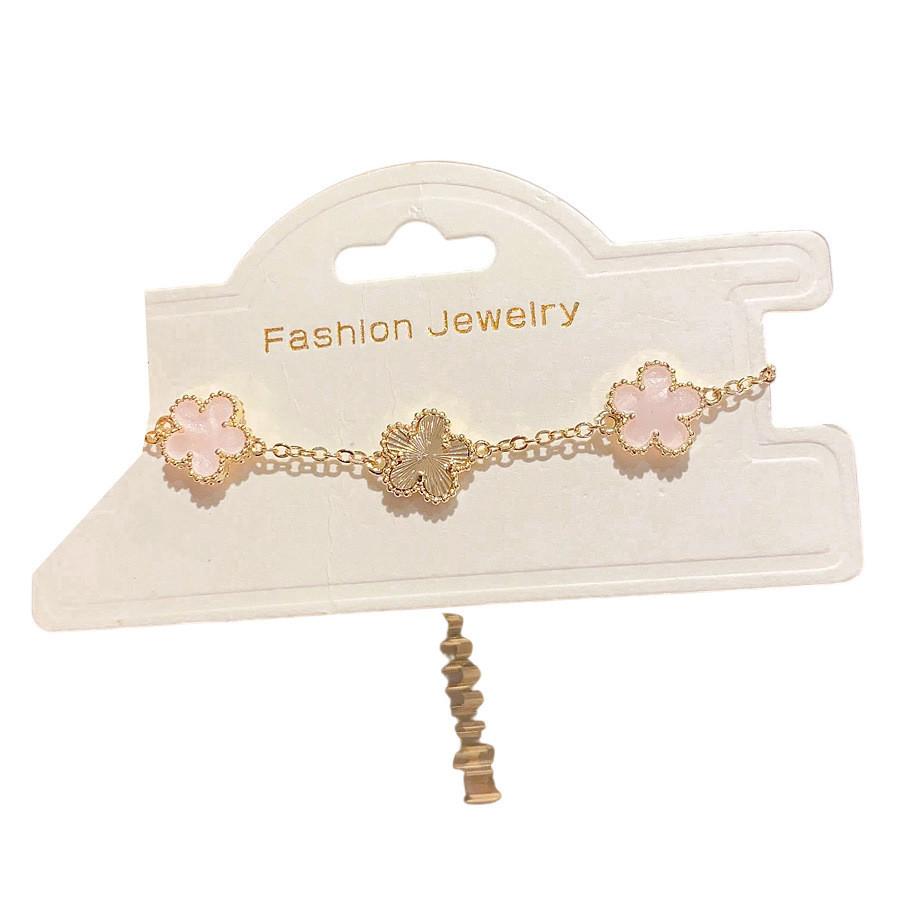 Fashion Floral Copper Bracelet With Plating For Womens Casual Wear