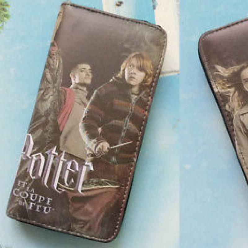 Long Potter Wallet Double Layer High Capacity Card Holder Students Gifts