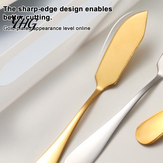 Stainless Steel Cheese Cutter Jam Spreader Cutter, Multi-purpose Kitchen Tool with Curved Butter Blade, Easy Cleaning Dessert for Bread And