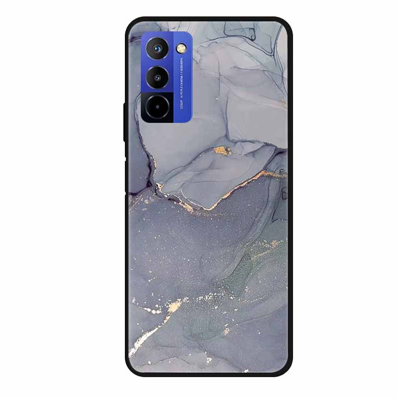 Für Wiko 10 Hülle Marmor 6,75" TPU Weiches Silikon Rückseite Handyhülle für Wiko 10 Wiko10 Coque Cartoon Antischock Stoßfest Funda