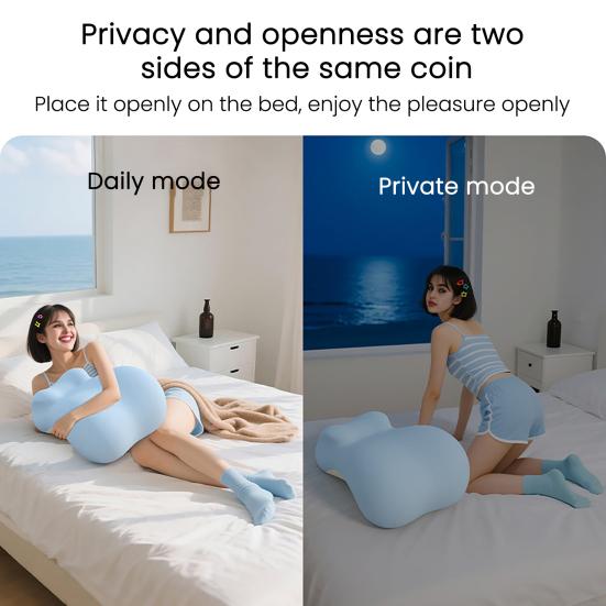 Couple Sleeping Pillow Memory Foam Wedge Cushion Hygienic Breathable Cover High Elastic Core Ergonomic Design Butt Cushion