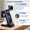 3-In-1 Wireless Charger Holder for iPhone17 16 15 14 13 12 Pro Max Plus Airpors Apple Watch Samsung S25 Fast Charging Station