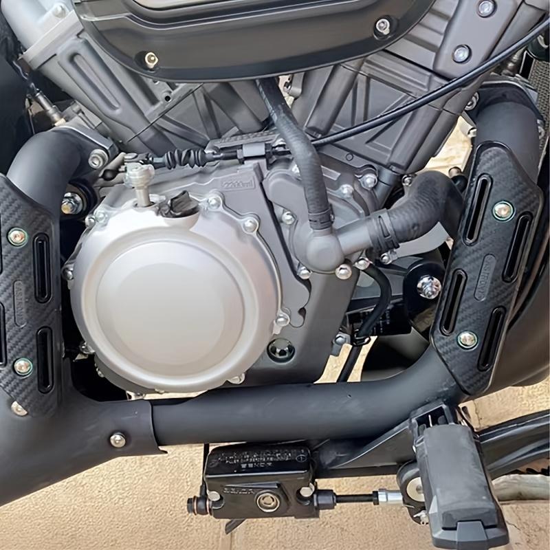 Anti-Scald Exhaust Cover Heat Insulation Motorbike Exhaust Pipe Protective Cover Exhaust Cooling Decorative Cover