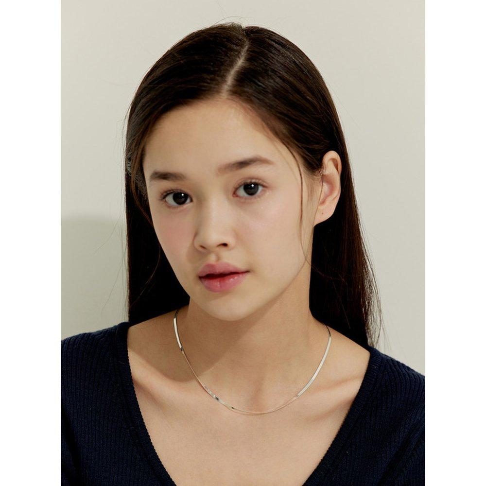 [925Silver]Chic Snake Chain Necklace