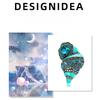 Conch brooch, oil dripping diamond retro artistic high-end brooch, accessories, clothing coat buttons