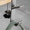 A84X-10Pcs Double-Layer Locking Desk Hook Bag Hook Office Desk Mobile Bag Hook Desk Side Table Hook