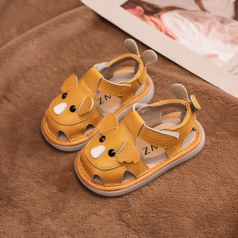 

2024 Детские сандалии Детская обувь для девочки Обувь для малышей Мягкая подошва Дышащая Летняя пляжная обувь Милая мультяшная детская обувь для мальчиков Zapatos Niña 18insole13cm хаки