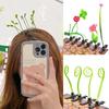 5 Stück Grasblumen-Haarspange Pflanzen-Haarspange Trendige Kleine Haarspange Für Mädchen Kinder Kreative Pflanzen-Kunststoff-Haarspange Damen Accessoire
