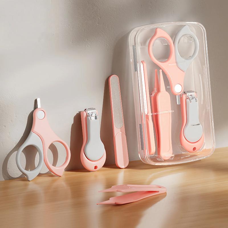 Baby Nail Clipper Set, Nail Scissors Specially For Newborn Babies, Children's Nail File And Scissors With Anti-Pinch Nail Clippers