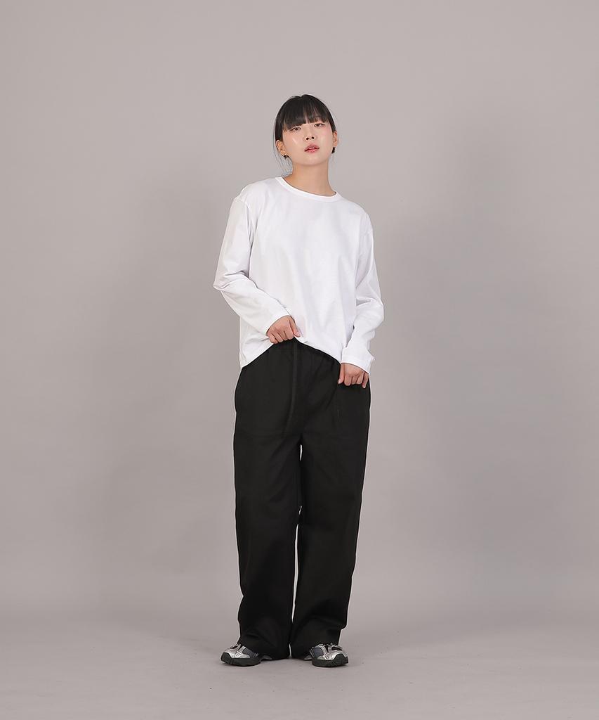 SAINTCREW Core Wide Elastic Waist Pants Mwp-391 Black